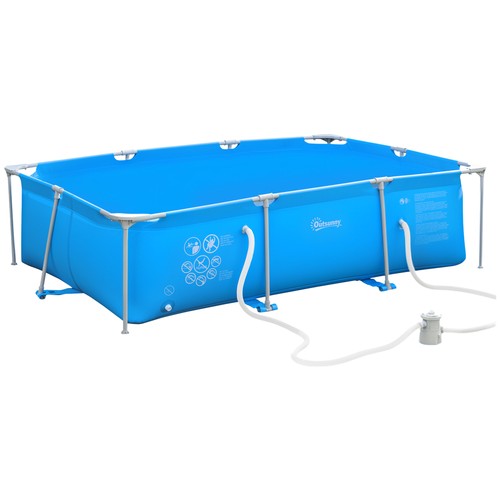 Outsunny steel frame - frame, swimming