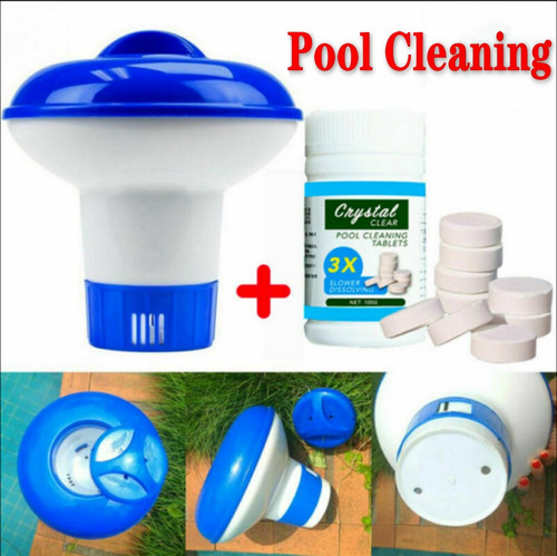 100 chlorine tablets floating - chlorine,